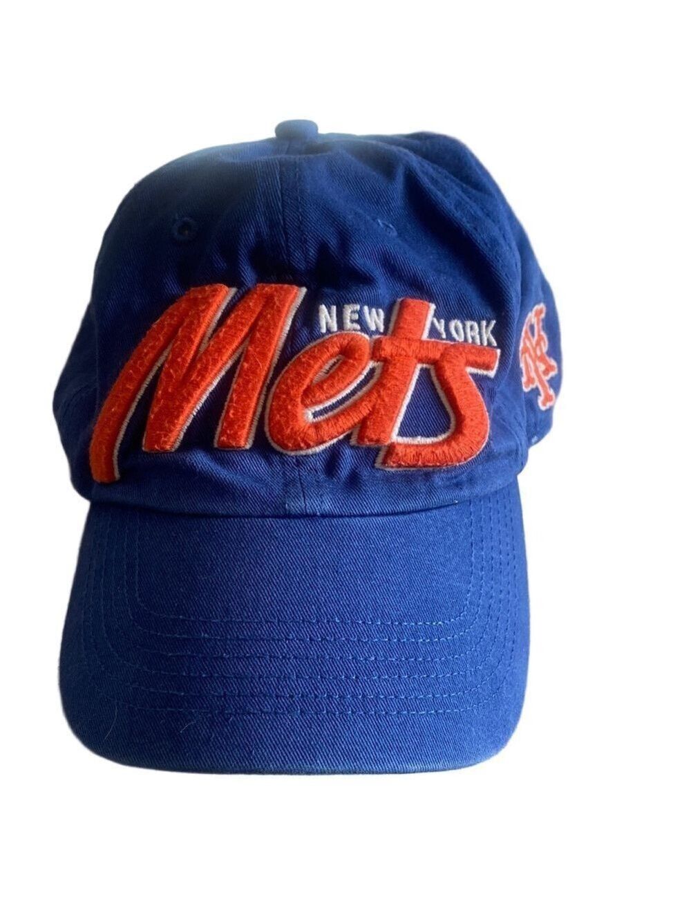 Vintage New York Mets Blue Cap Raised Embroidery Hat – 47 Brand